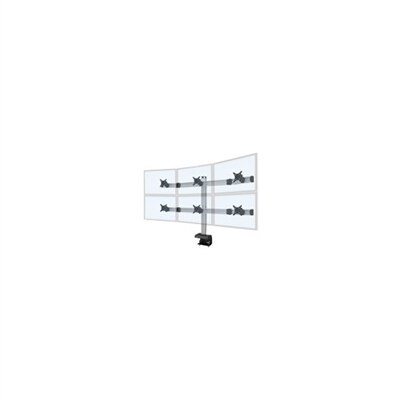 Hat Design Works - Mount (desk mount) for 6 LCD displays - screen size: up to 24-inch - desk-mountable