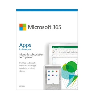 Microsoft365 Microsoft 365 Apps for Enterprise from Dell - Monthly Subscription