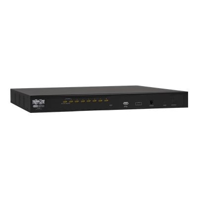 8-port Tripp Lite 8-Port Rackmount KVM/USB Switch w/ On-Screen Display Steel PS/2 1U - KVM / USB switch - 8 ports - r...