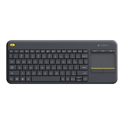 Logitech Wireless Touch Keyboard K400 Plus - Keyboard - wireless - 2.4 GHz - English