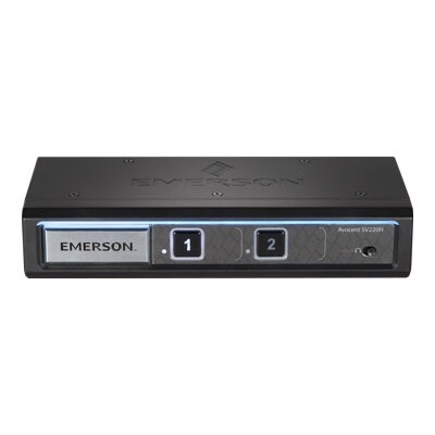 Liebert Corp 2-port Avocent SV220H - KVM / audio switch - 2 x KVM / audio - 1 local user - desktop