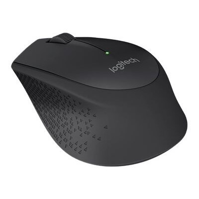 Logitech M280 - Souris - pour droitiers - optique - 3 boutons - sans fil - 2.4 GHz - récepteur sans fil USB - noir