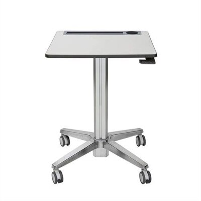 Ergotron LearnFit® Mobiler Steh-Sitz Tisch (74 - 114 Cm)