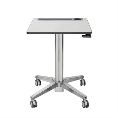 Ergotron LearnFit® mobiler Steh-Sitz Tisch (74 - 114 cm)