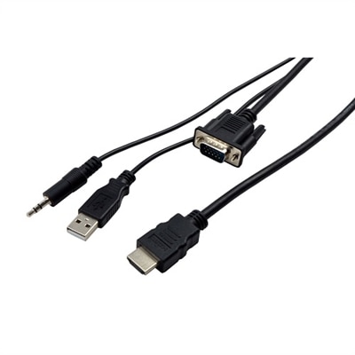 VisionTek VGA to HDMI 1.5M Active Cable (M/M)