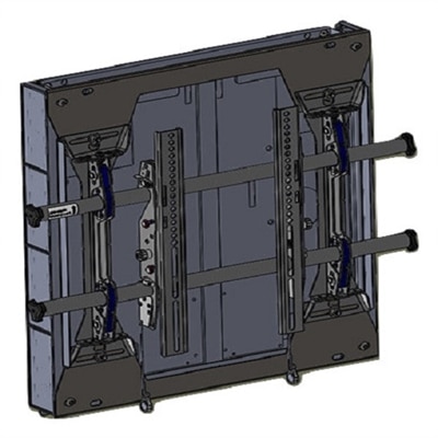 Chief Large FUSION LSD1U - Mount pour écran plasma / LCD - noir - montable sur mur