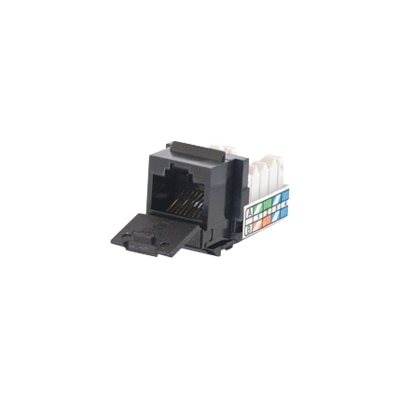 C2G Cat5e 90Âº Keystone Jack - Keystone jack - RJ-45 - black