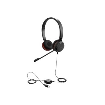 Jabra Evolve 30 II UC stereo - Headset - on-ear - wired - 3.5 mm jack