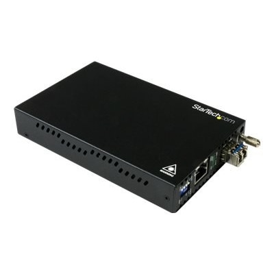 StarTech.com Singlemode (SM) LC Fiber Media Converter for 1Gbe Network - 10km - Gigabit Ethernet - 1310nm - with SFP ...
