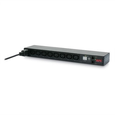 APC Switched Rack PDU AP7921B - 1U - 208V IEC C20 Input / (8) C13 Output