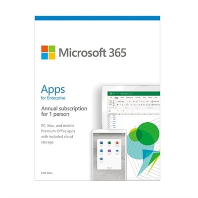 Microsoft365 Microsoft 365 Apps for Enterprise from Dell - Annual Subscription