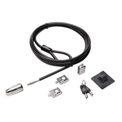 Kensington Desktop & Peripherals Locking Kit 2.0 Master Keyed on Demand Security cable lock - silver - 8 ft