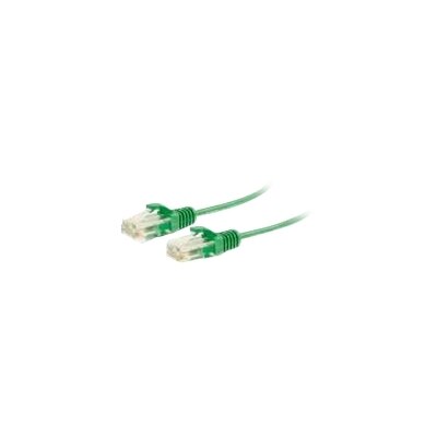 C2G 7ft Cat6 Ethernet Cable - Slim - Snagless Unshielded (UTP) - Green - patch cable - 7 ft - green