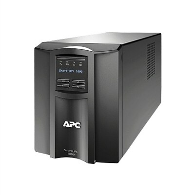 APC Smart-UPS 1000VA LCD UPS 700-watt - 1000 VA - with APC SmartConnect - Black
