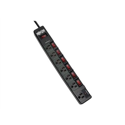 Tripp Lite ECO -Surge Protector 7-Outlet 6 ft - Black