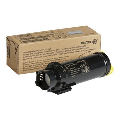 Xerox Workcentre 6515 High Capacity Yellow Original Toner Cartridge for Phaser 6510; Workcentre 6510, 6515