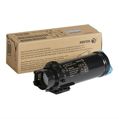 Xerox Workcentre 6515 Extra High Capacity Cyan Original Toner Cartridge for Phaser 6510; Workcentre 6510, 6515