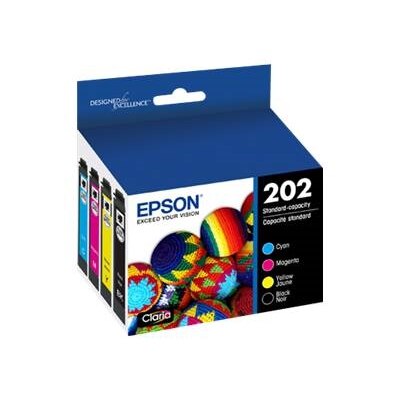 Epson 202 Multi-pack 4-pack Black, yellow, cyan, magenta original ink cartridge
