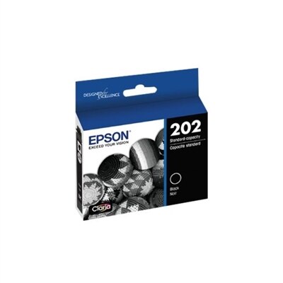 Epson 202 With Sensor Black original ink cartridge for Expression Home XP-5100; WorkForce WF-2860