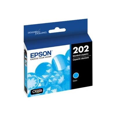 Epson 202 With Sensor Cyan original ink cartridge for Expression Home XP-5100, WorkForce WF-2860