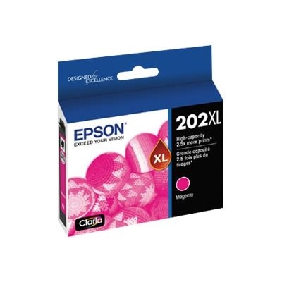 Epson 202XL With Sensor High Capacity Magenta original ink cartridge for Expression Home XP-5100, WorkForce WF-2860