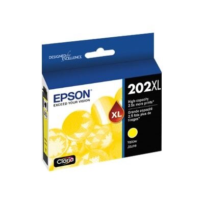 Epson 202XL With Sensor High Capacity Yellow original ink cartridge for Expression Home XP-5100, WorkForce WF-2860