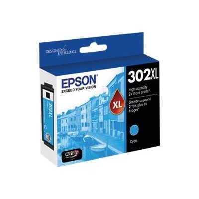 Epson 302XL With Sensor High Capacity Cyan Original - ink cartridge
