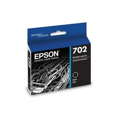 Epson 702 With Sensor Black Original ink cartridge.