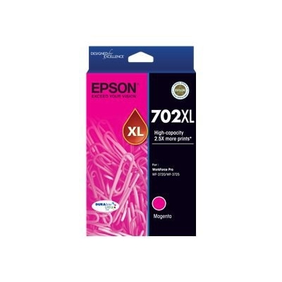 Epson 702XL - XL Magenta Original - ink cartridge - for WorkForce Pro WF-3720
