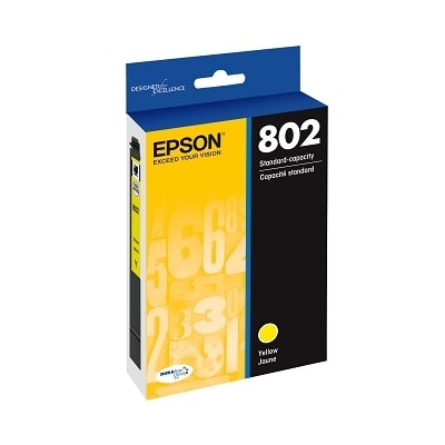 Epson 802 With Sensor Yellow Original - ink cartridge - for WorkForce Pro WF-4720, WF-4730, WF-4740