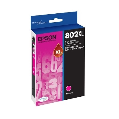 Epson T802 with Sensor High Capacity Magenta Original - ink cartridge - for WorkForce Pro WF-4720, WF-4730, WF-4740