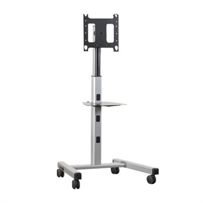 Chief Large Flat Panel Mobile Cart PFCUB-G Cart for LCD / plasma panel - Black, Silver TAA - Screen size: 48 inch - 72 inch