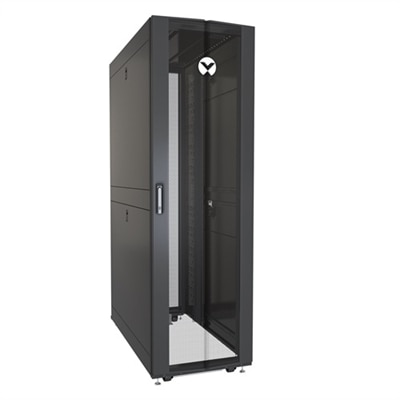 Liebert Corp Vertiv VR – Rack – armoire – noir, RAL 7021 – 42U – 19-pouce