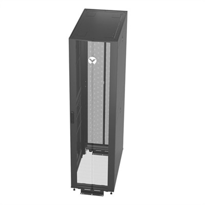 Vertiv VR Rack - 48U Server Rack Enclosure- 600x1100mm- 19-inch Cabinet- Shock Packaging (VR3107SP)