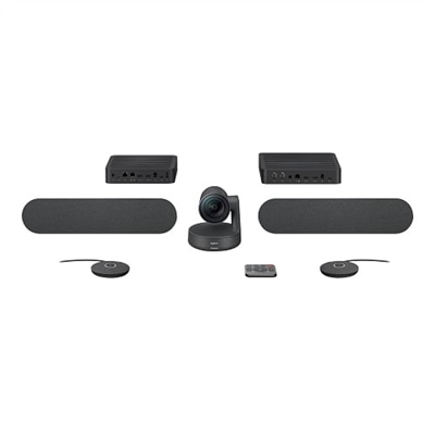 Logitech Rally Plus Videoconferencing Kit - 4K - Graphite Mic Pods
