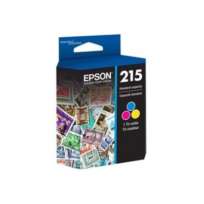 Epson 215 With Sensor - color (cyan, magenta, yellow) - original - ink cartridge