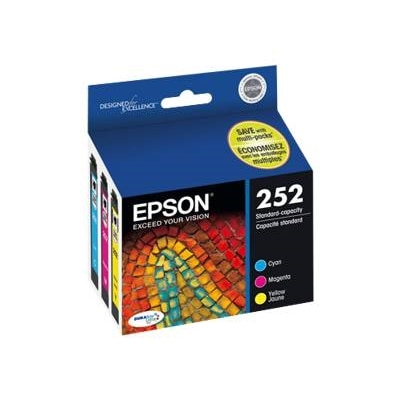 Epson 252 Color (cyan, magenta, yellow) original ink cartridge