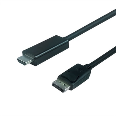 DisplayPort to HDMI Cable 2.0 - DP to HDMI Adapter - Active Adapter (Male-to-Male) - 4K Compatible - 2M/6.6 ft - 60Hz - VisionTek