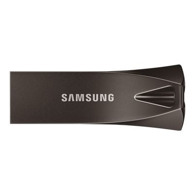 Samsung BAR Plus MUF-256BE4 - USB flash drive - 256 GB - USB 3.1 - titan gray