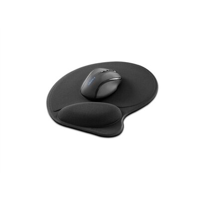 Kensington Mouse pad with wrist pillow - Black