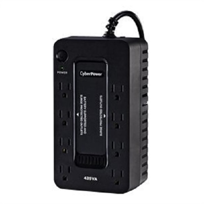 CyberPower Standby Series ST425 - UPS - AC 96-140 V - 260 Watt - 425 VA 2.9 Ah - output connectors: 8 - Black