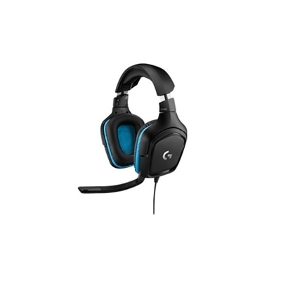 Logitech Gaming Headset G432 - Headset - 7.1 channel - full size - wired - USB, 3.5 mm jack - black
