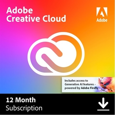 Download Adobe Creative Cloud Indiv 1 User 12 Months Elect Code Subscription