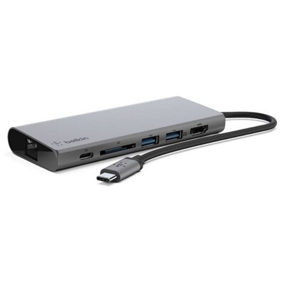 Belkin USB-C Multimedia Hub - Station d'accueil - USB-C - HDMI - GigE
