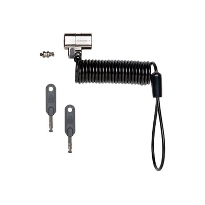Kensington ClickSafe Portable Keyed Laptop Lock - Security cable lock - black - 6 ft