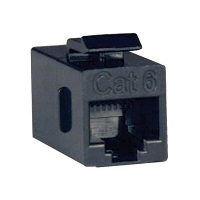 Tripp Lite Cat6 Straight Through Modular In-line Snap-in Coupler RJ45 F/F - Modular insert - 2 ports