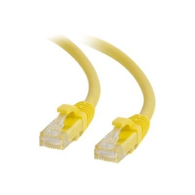 C2G 10ft Cat6a Snagless Unshielded UTP Network Patch Ethernet Cable-Yellow - patch cable - 10 ft - yellow