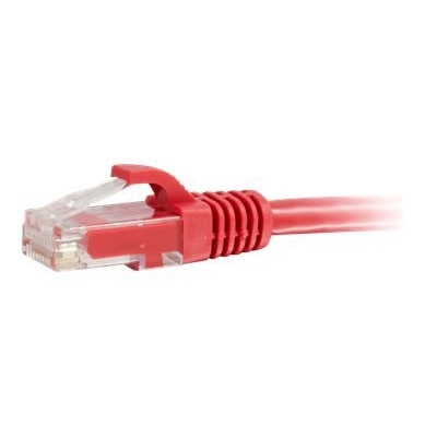 C2G 15ft Cat6a Snagless Unshielded (UTP) Network Patch Ethernet Cable-Red - patch cable - 15 ft - red