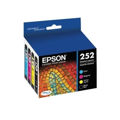 Epson 252 - Color (cyan, magenta, yellow, black) - original - ink cartridge