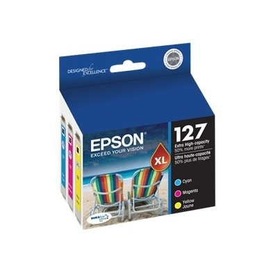 Epson 127 Multi-Pack With Sensor Color Ink T127520-S - Extra High Capacity Ink Cartridge